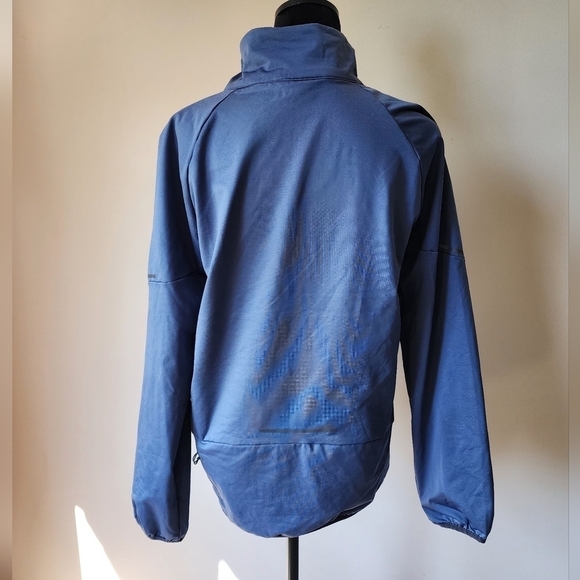 NWT Asics Hybrid Running Full Zip Blue Jacket Women's Size S. - Picture 2 of 7